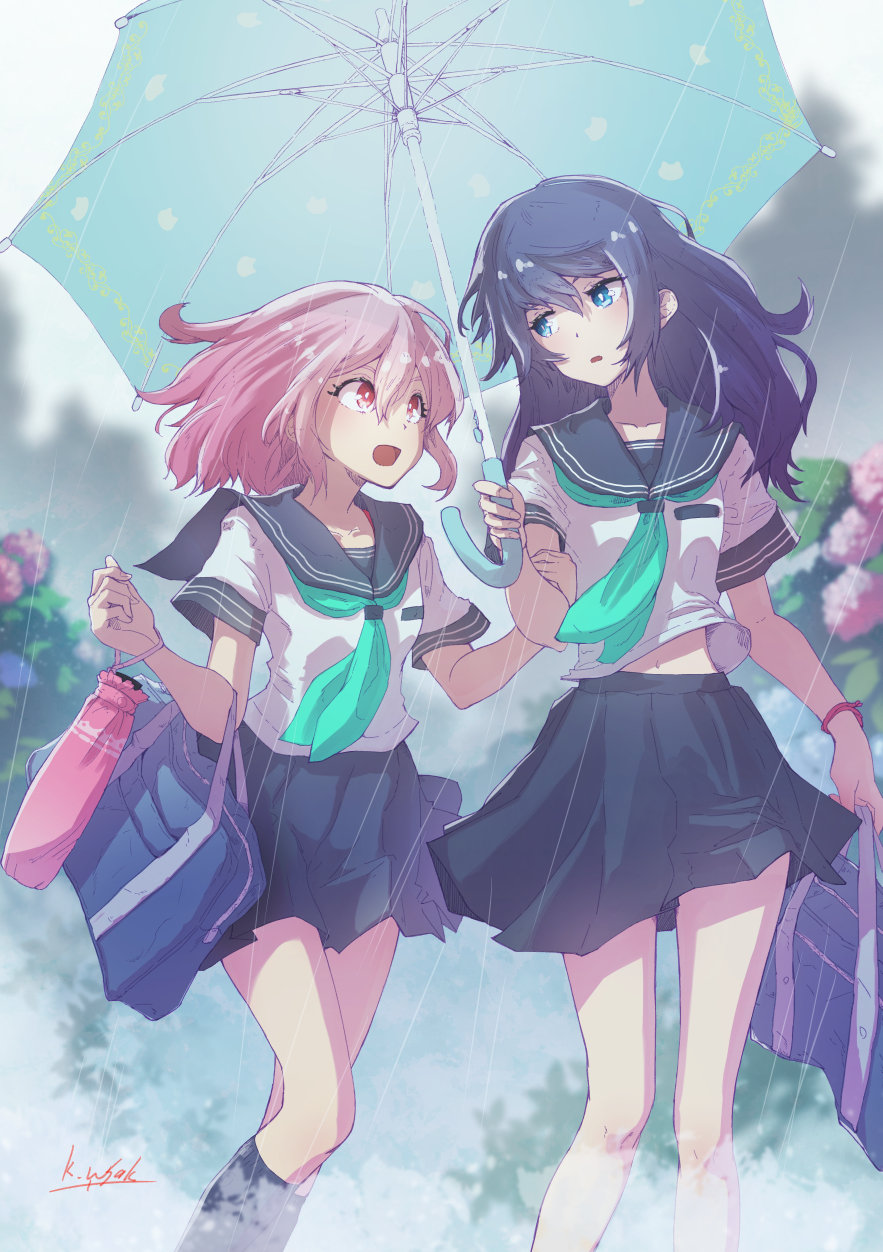 　雨中的恋人们1