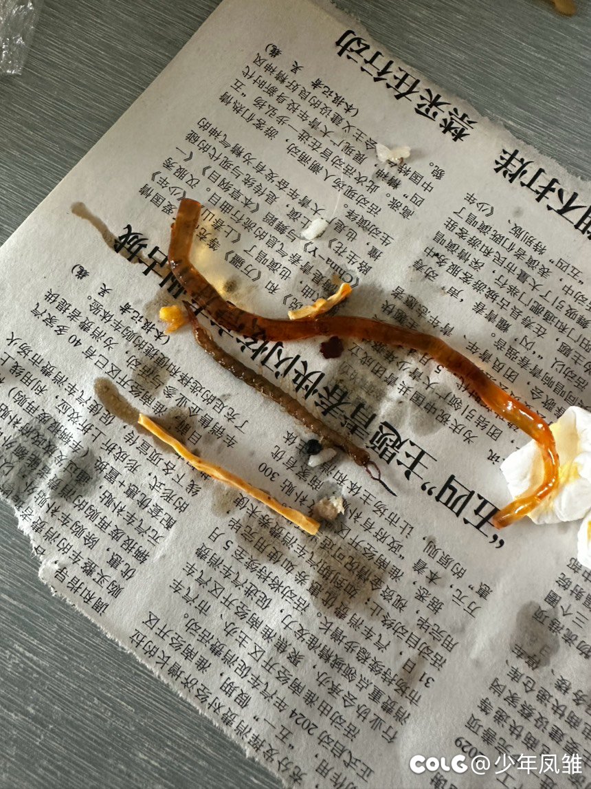 买个卤菜，吃出蜈蚣。2