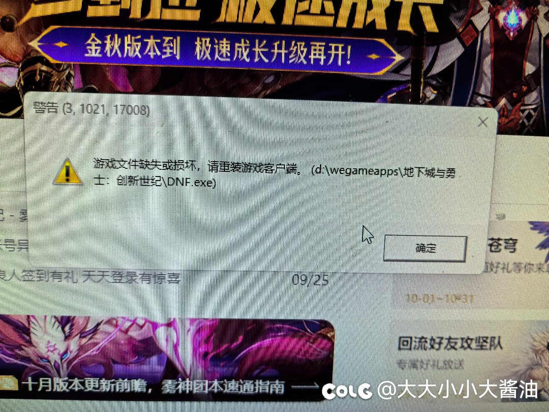 电脑出问题了。系统重装，游戏重装都试过了1