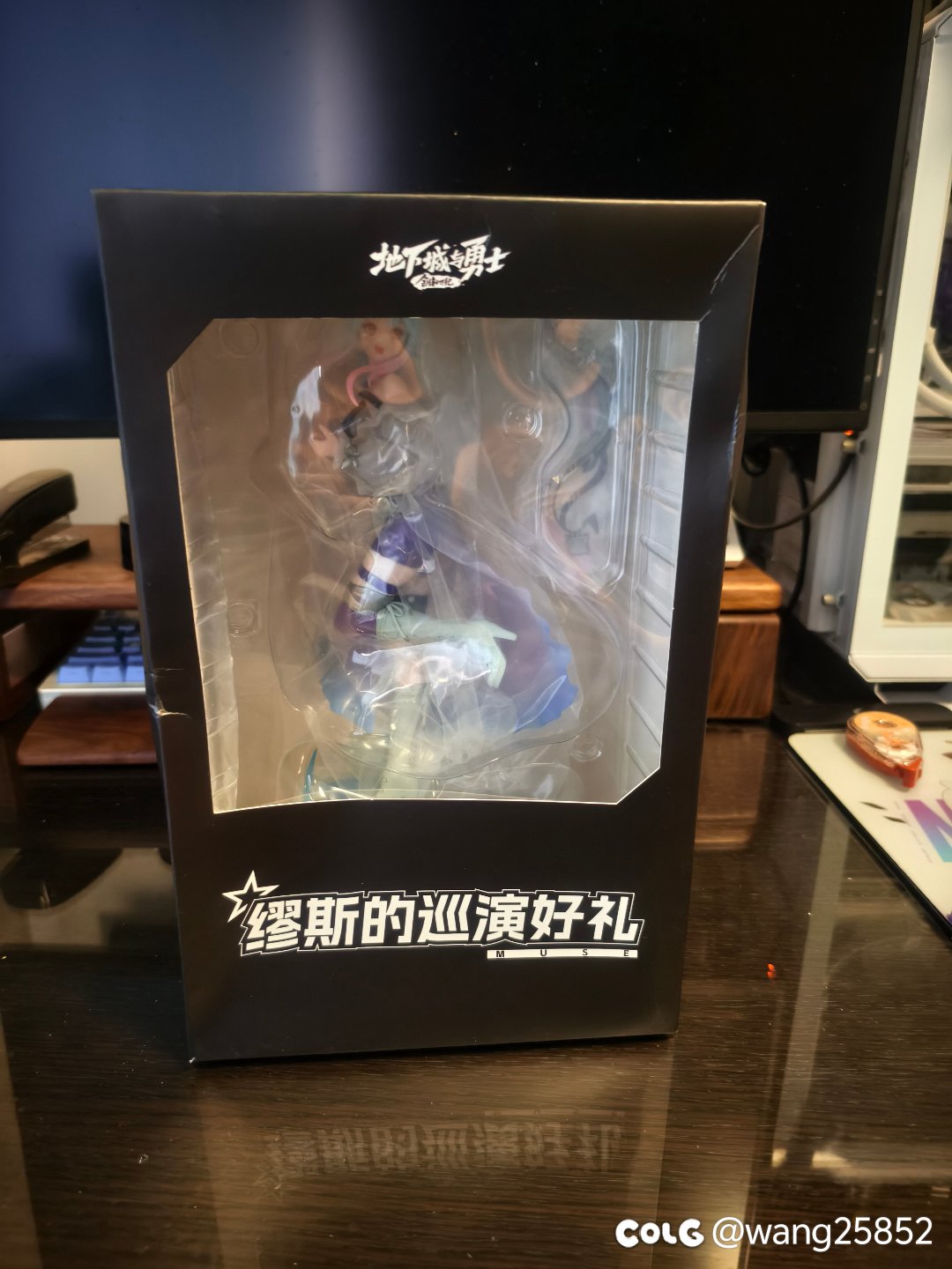 光环赠品到了，缪斯手办1