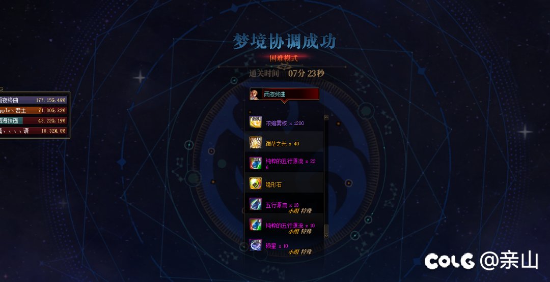跨五困难雾神5-7分钟困难收人1