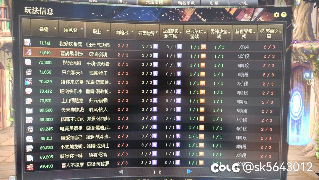 苏醒之森-极，4轮16波，来个固定的小伙伴，3缺一3