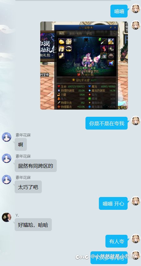 嘻嘻，挂机被人夸，美滋滋2