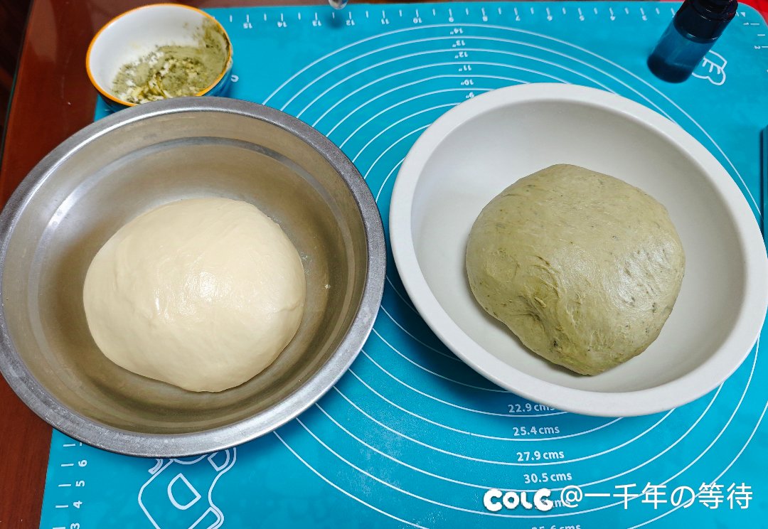抹茶红豆吐司1