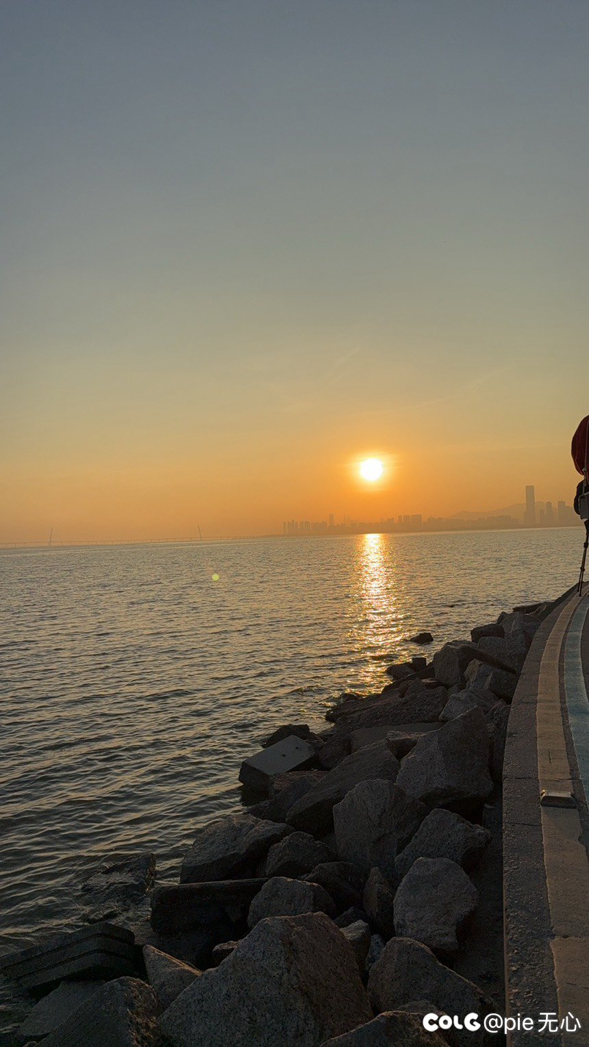 深圳湾的日落🌄2
