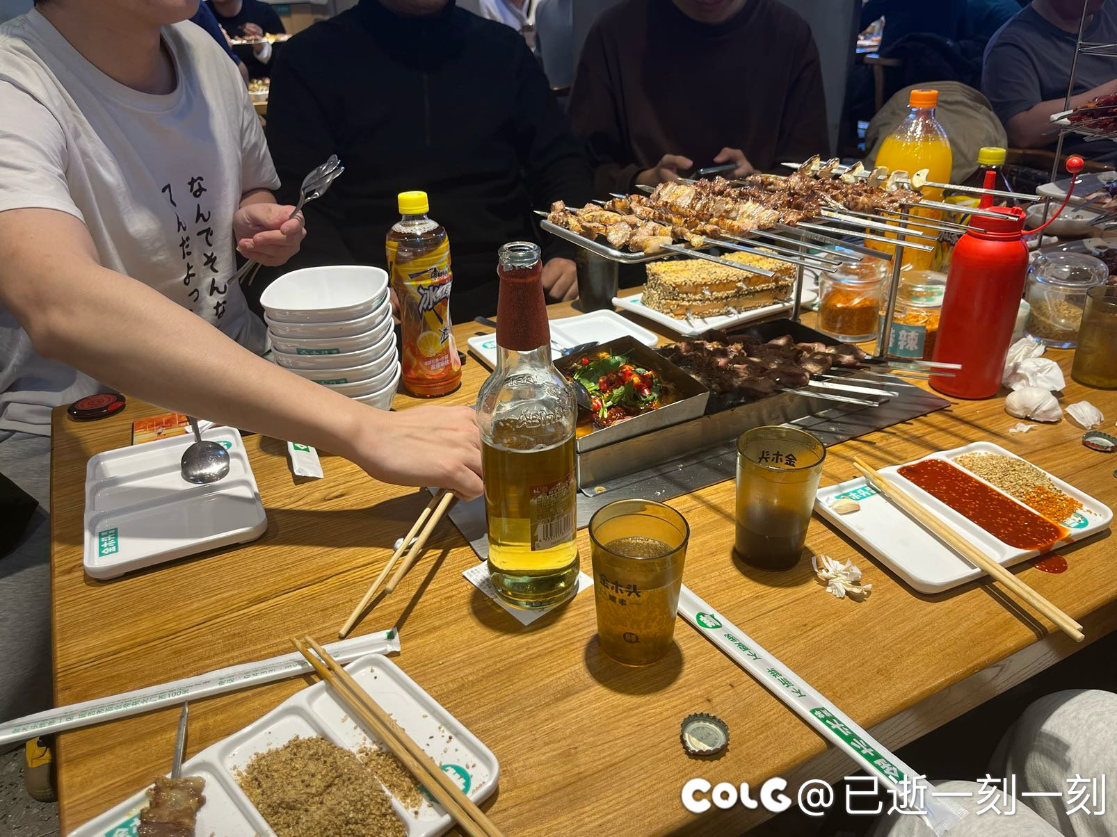 跨年夜聚餐爽爽吃1