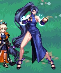 [蓝色战袍]女格斗暖暖1