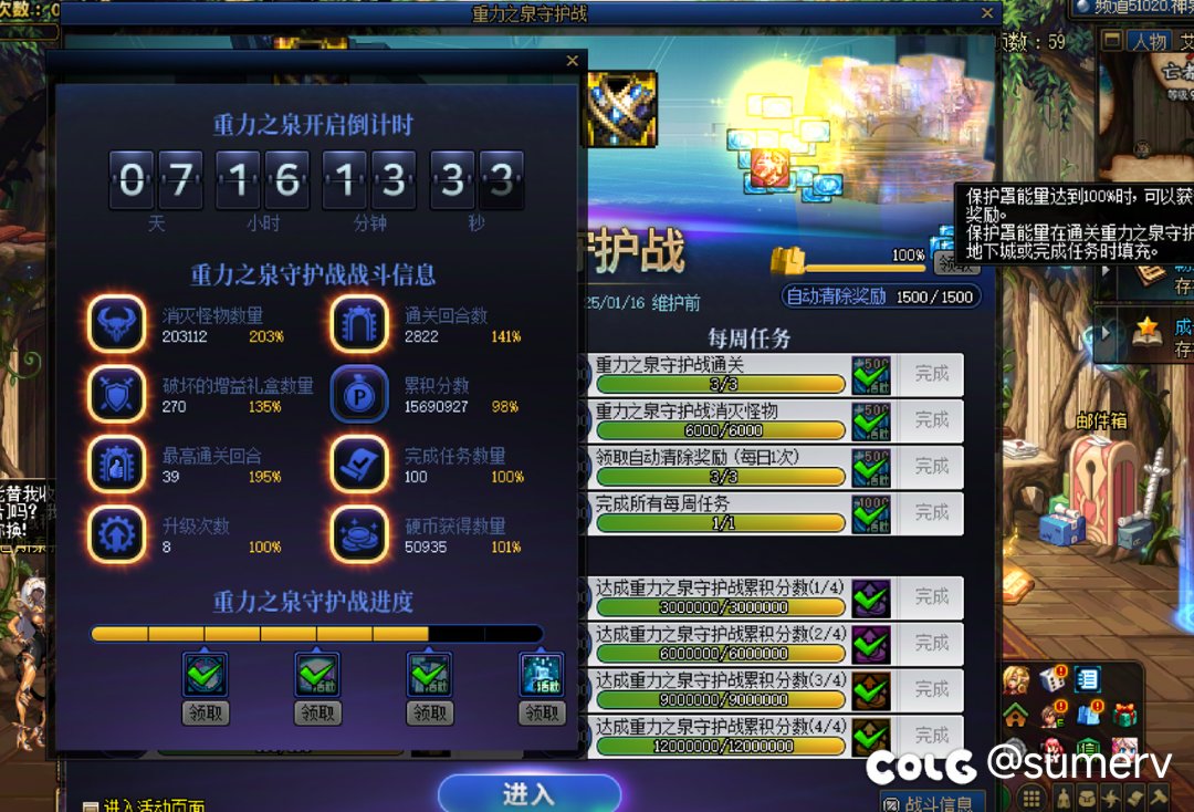 白狐狸看看你这狗屁重泉守护战活动，你就说这经验怎么到百分之百吧1