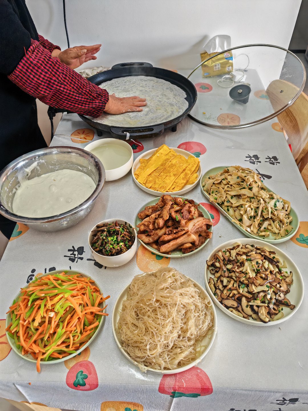 菜备完了  开工1