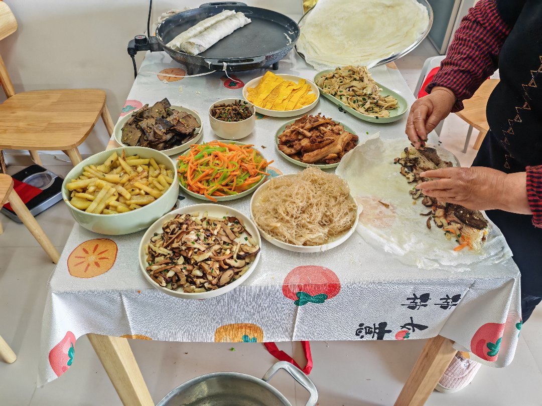 菜备完了  开工3