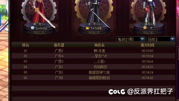 竞速榜只记录到86名1