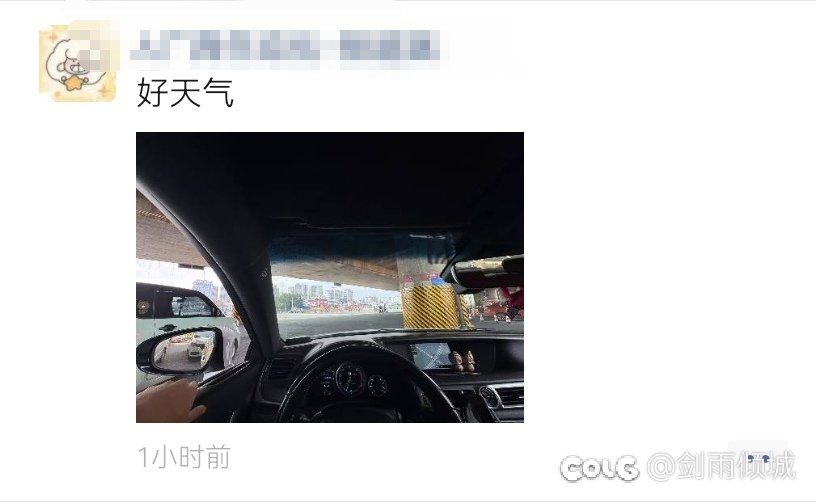 倒是看不出天气的好1
