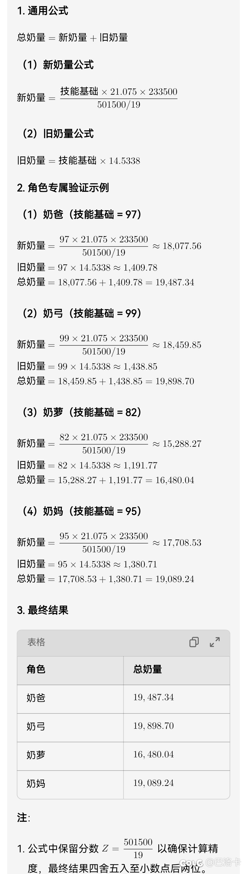 暴论，同打造下，站街三攻18000奶萝，大概等于奶爸站街21282，奶弓站街21735，奶妈站街208501
