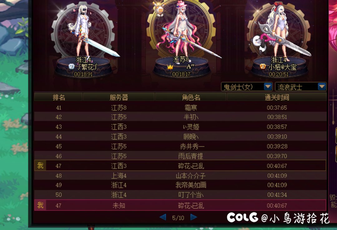 跨四维纳斯竞速昨天排第一的剑帝，今天第十一了3