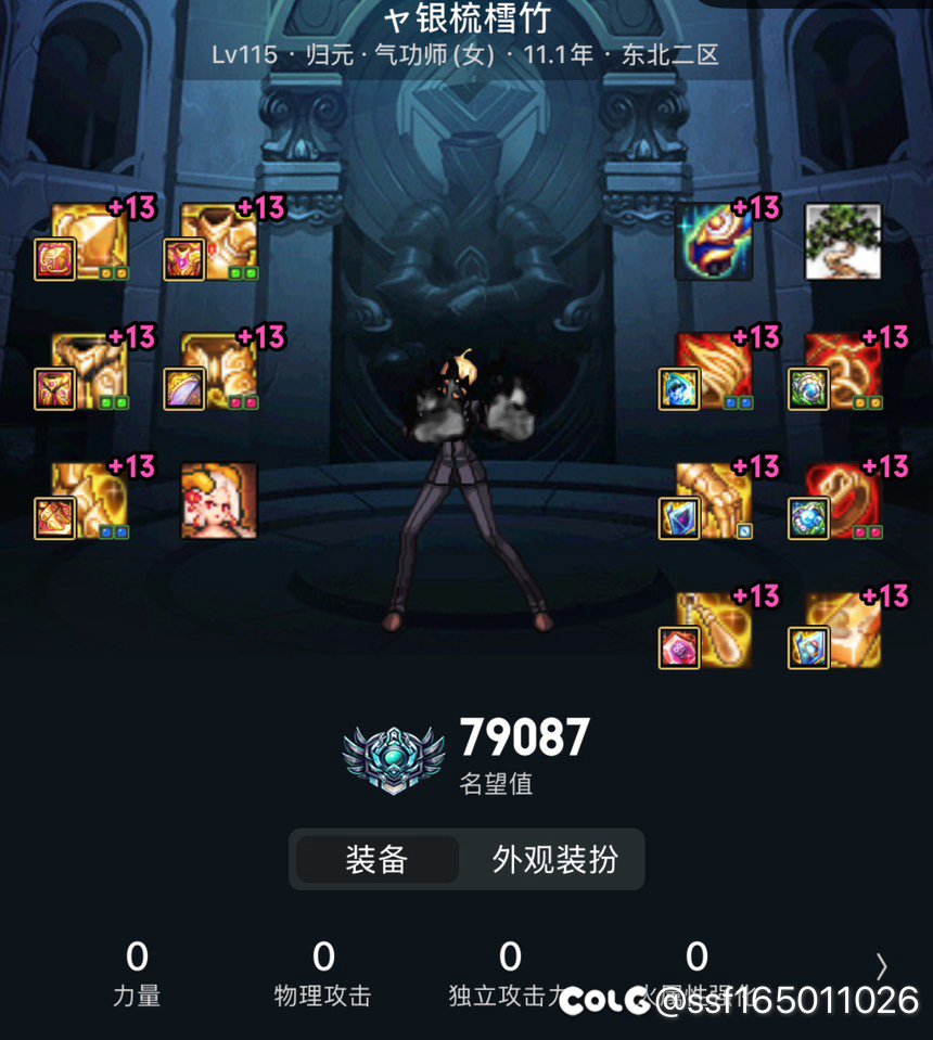 银雪女气功装备咋回事？1