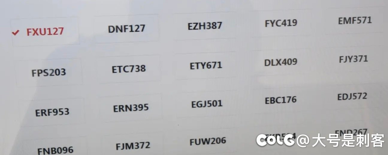 不仅背包检测，车牌选号也要检测？1