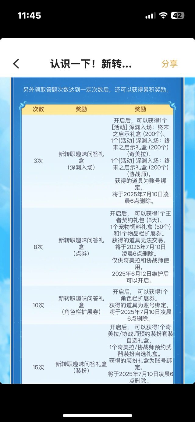 这个新角色答题活动的“点券”在哪儿呢1