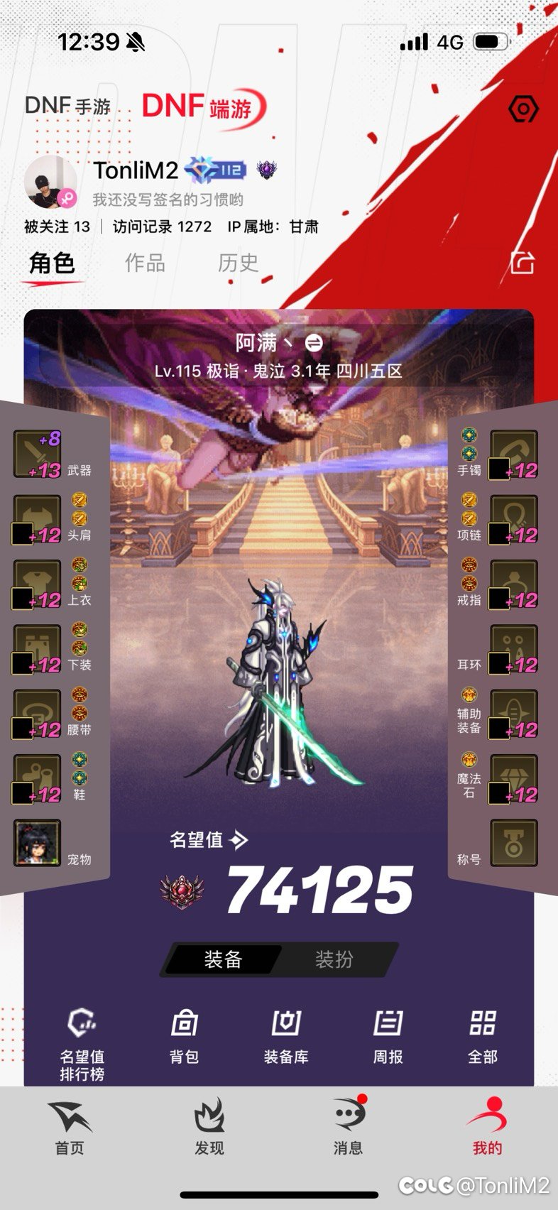你们丹青都幻化什么武器装扮呢1