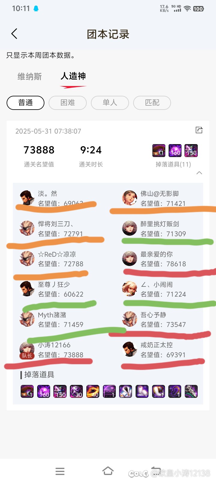 以后开团，不会带队＝直接踢，不听指挥＝重开踢队长1
