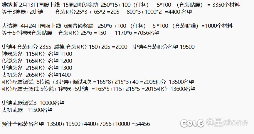 来了，看看我算的红10史诗4名望2