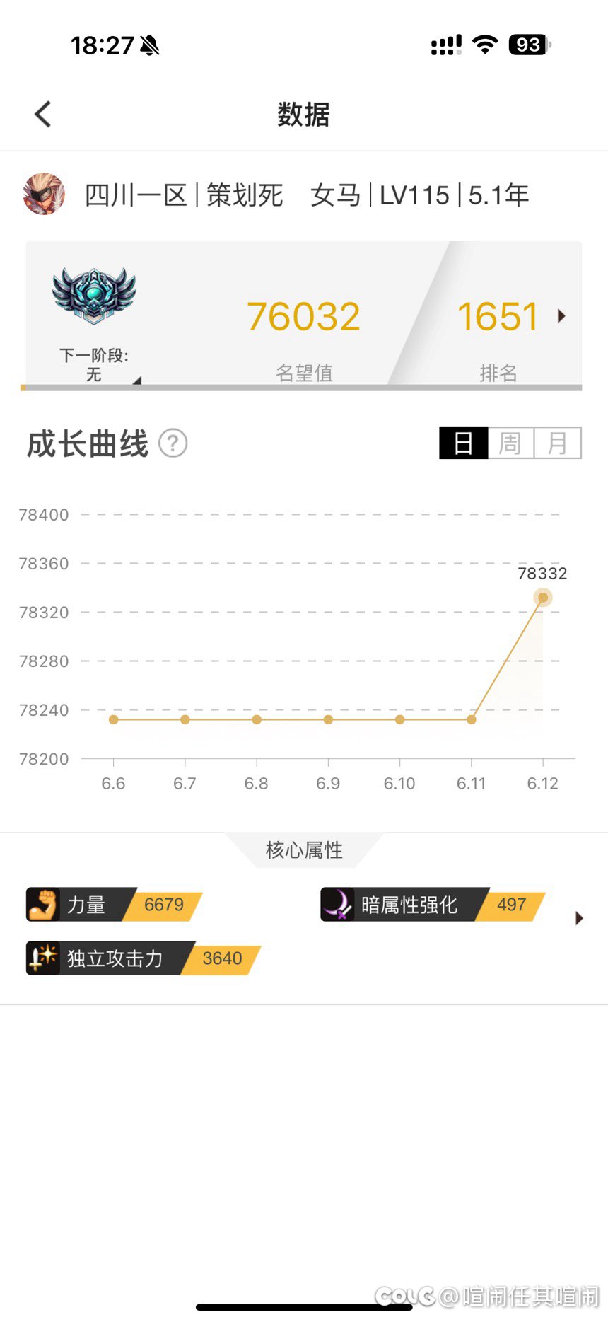 求助更新后名望1