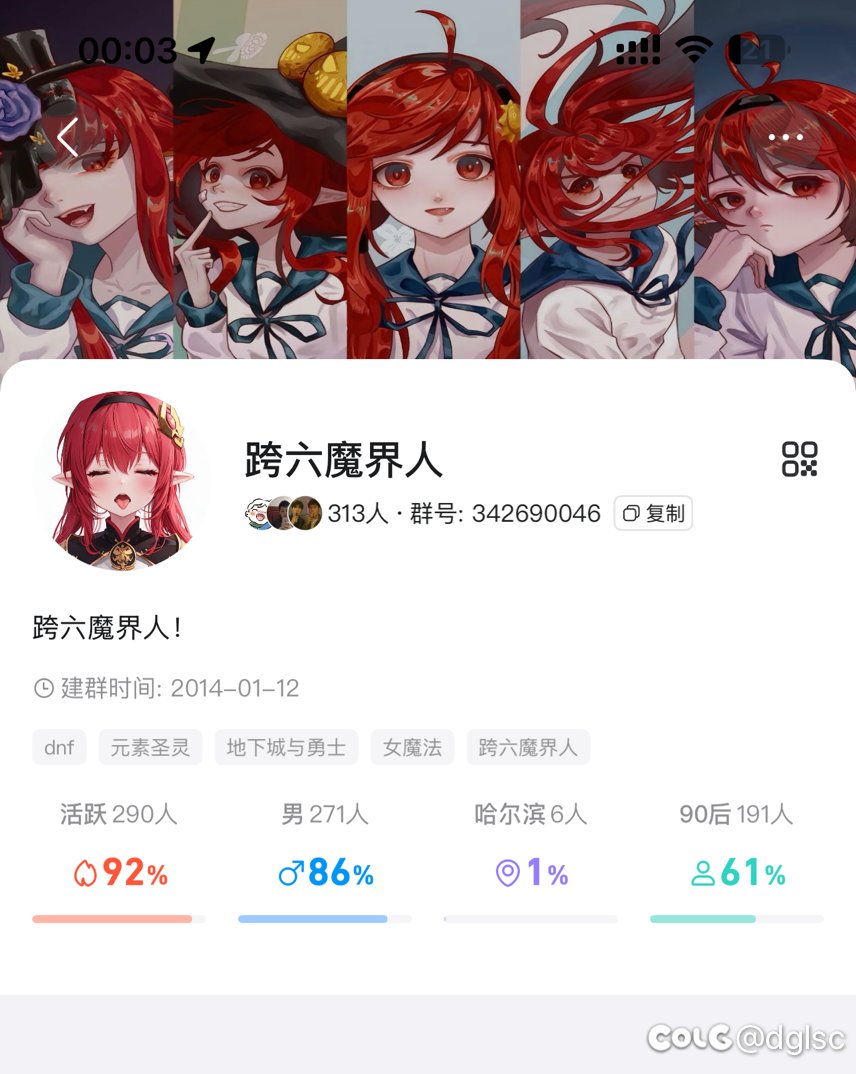跨六活跃群聊！！！1