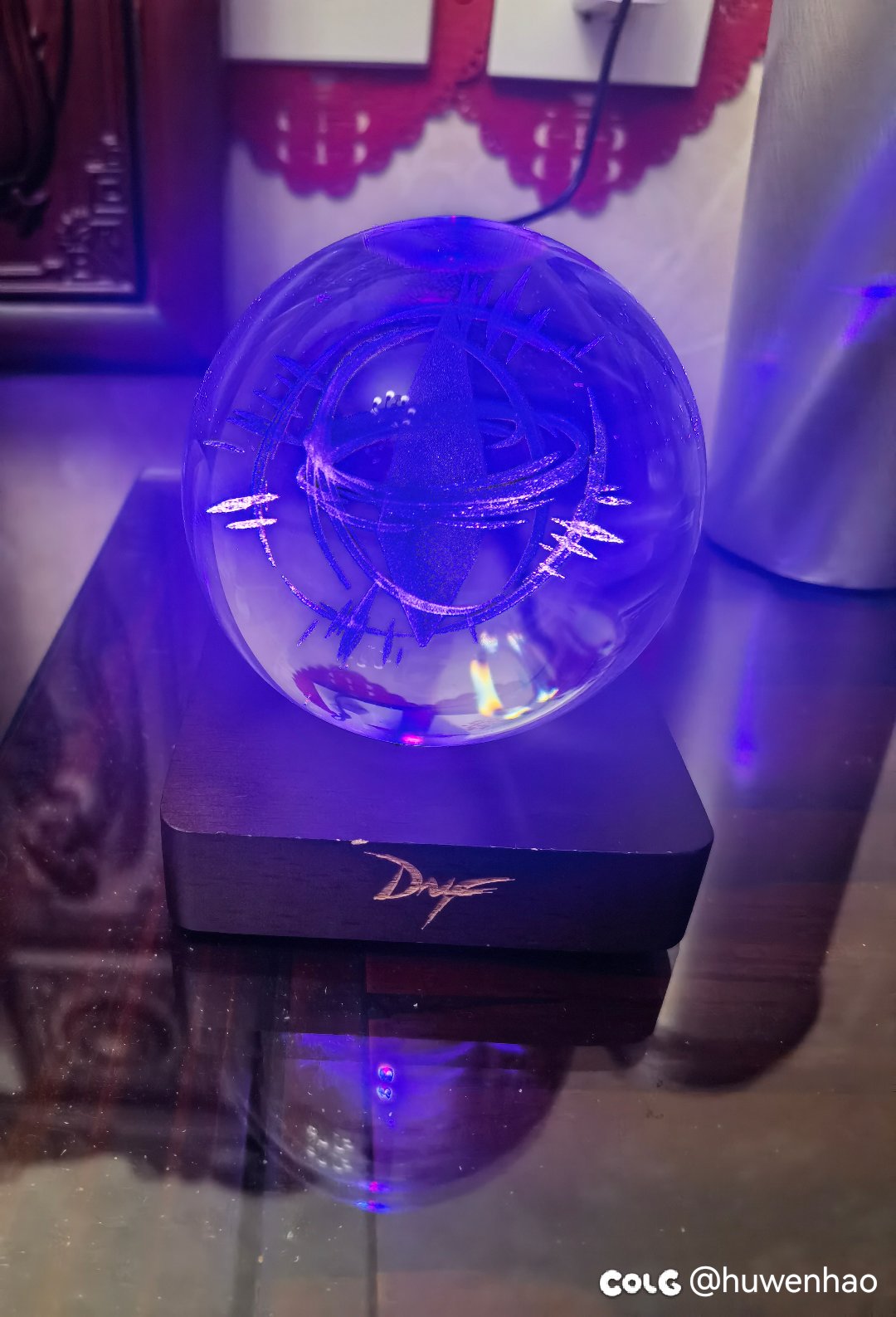 金牌团长礼盒到了（水晶球第一发就是紫色的光）1