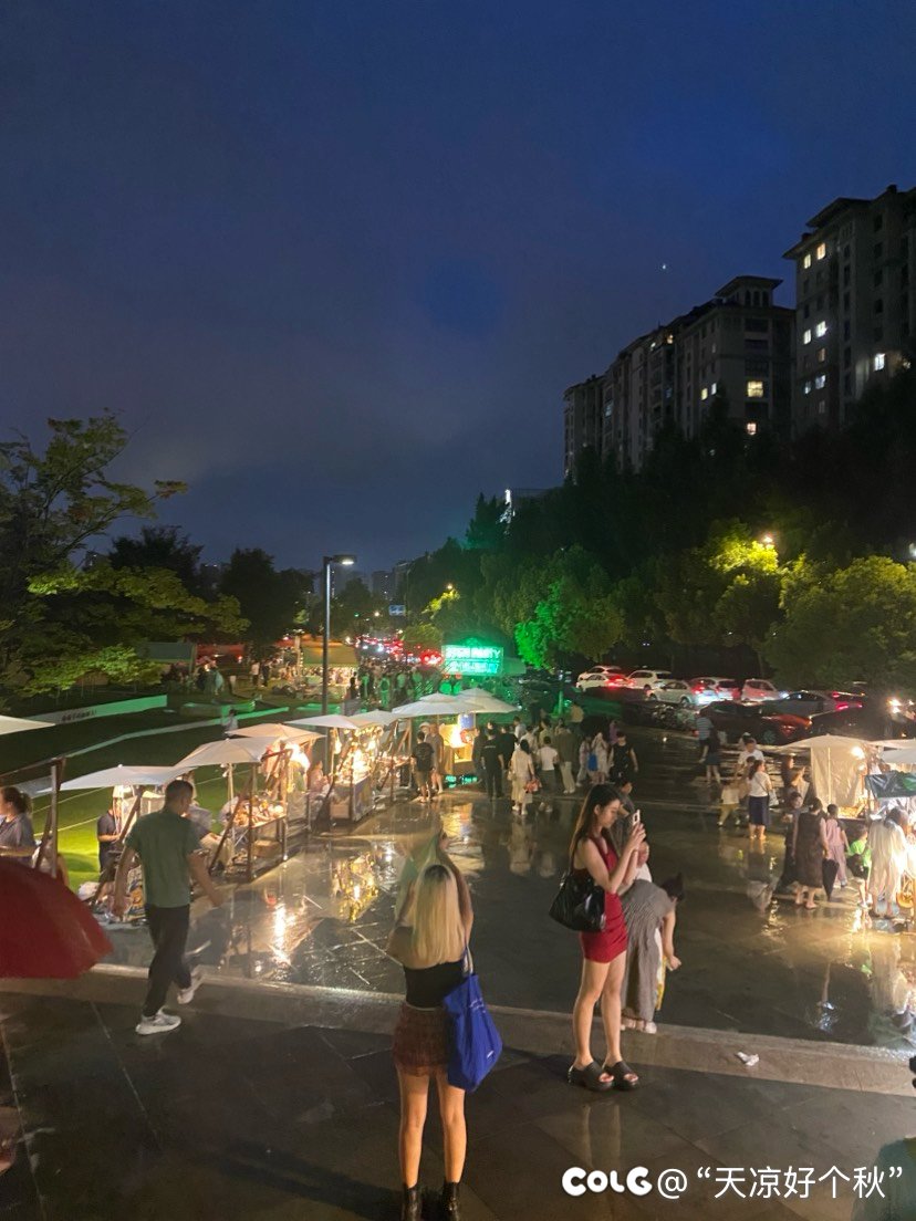 久违的夜市久违的夏夜雨后6