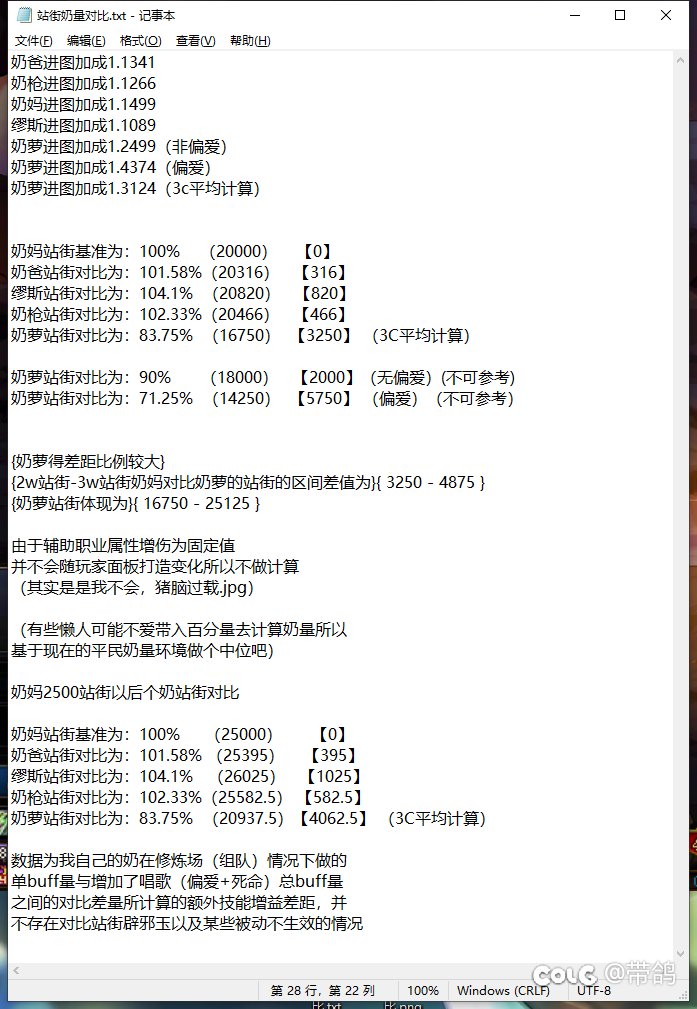站街奶量各奶差距1