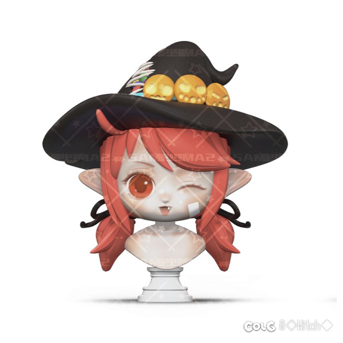 【3d打印】图书馆通缉犯魔道学者的雕像1