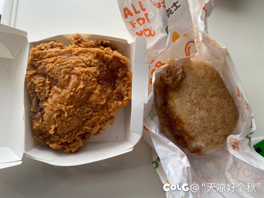 生平第一次吃米汉堡1