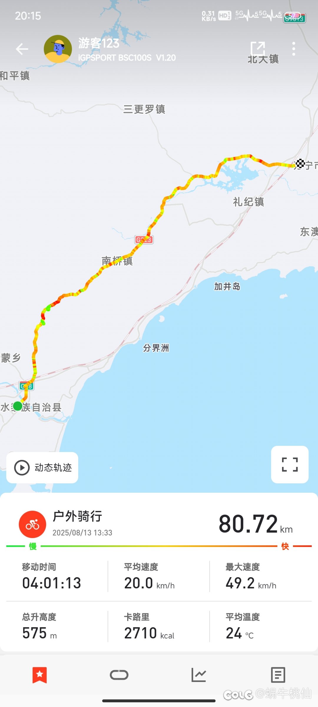 海南环岛骑行Day7 陵水-万宁 80km1