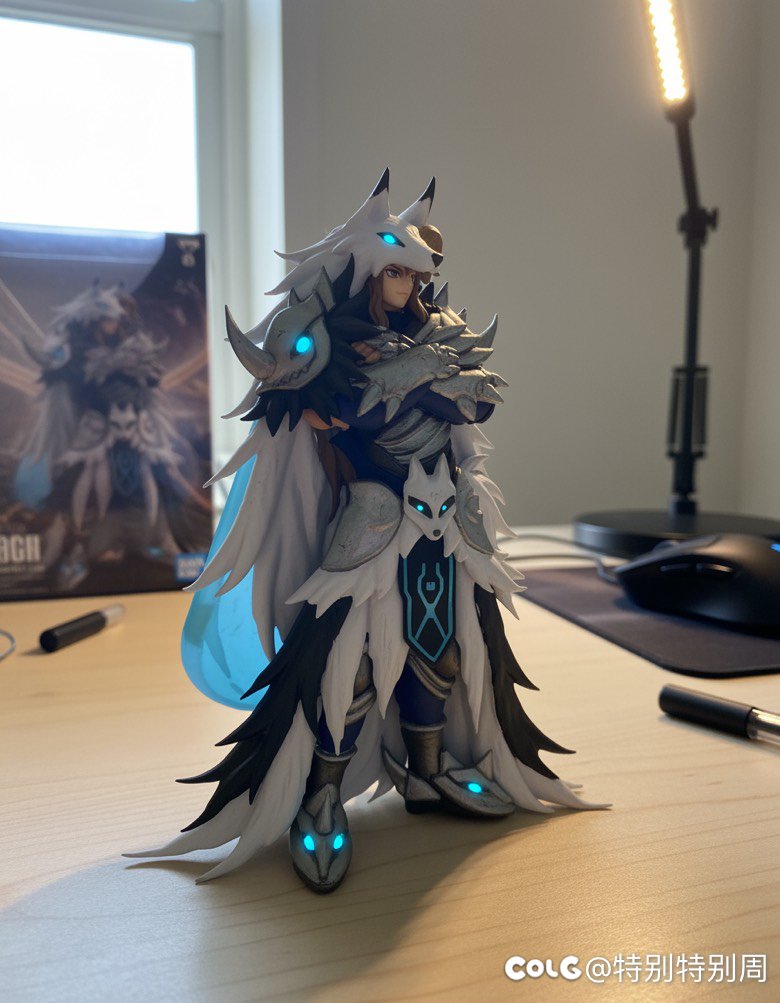 放自己几个角色的ai手办照，魔皇老公！2