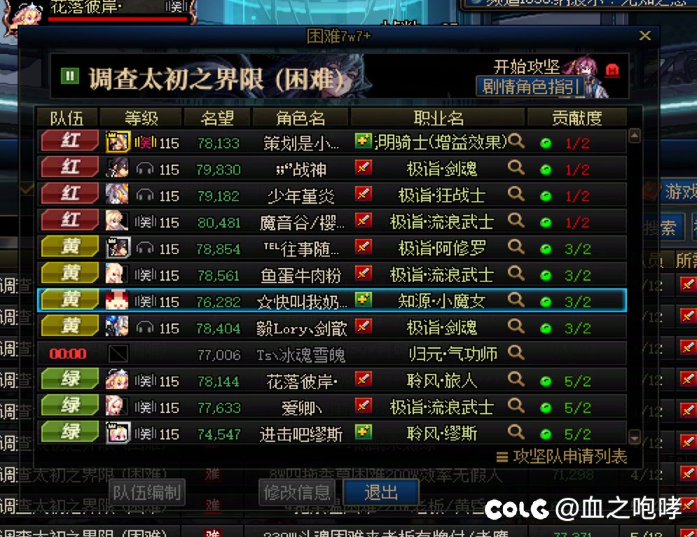 9分钟的团红队被献祭了，团长还是队长2
