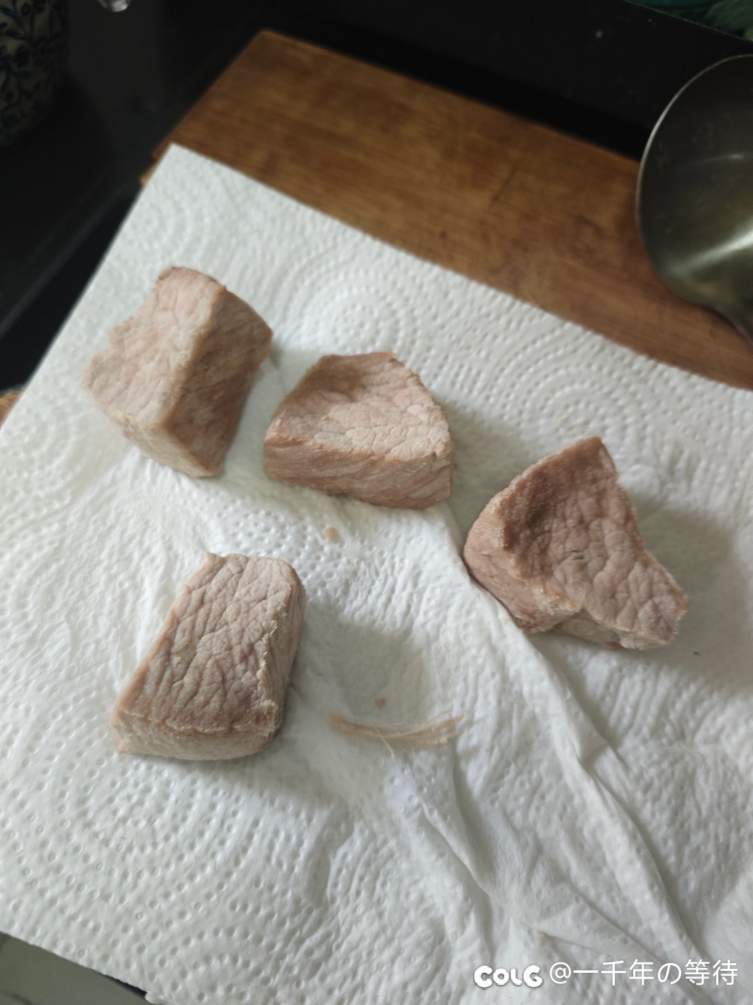 25块钱买了块里脊肉1