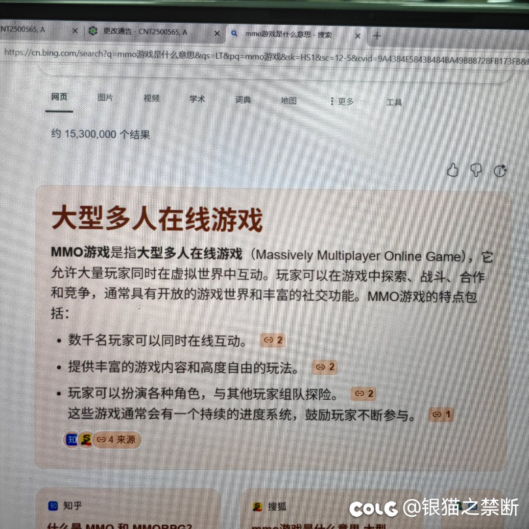 闲着无聊，搜了 MMO 游戏是什意思1