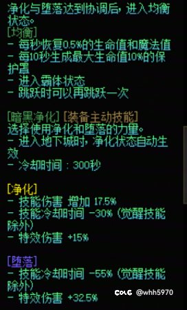 装备分析——混沌净化1