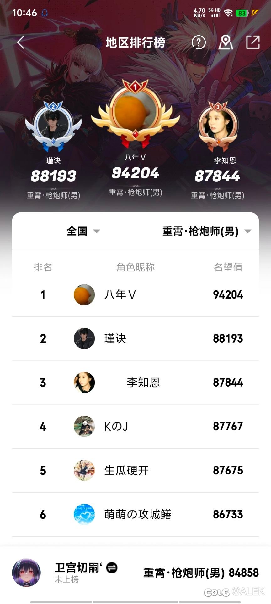 “国服第一大枪”诞生1