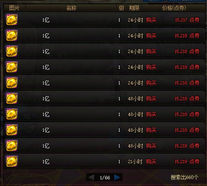 蒸蒸日上，跨一代币比例1e＝15200点券1