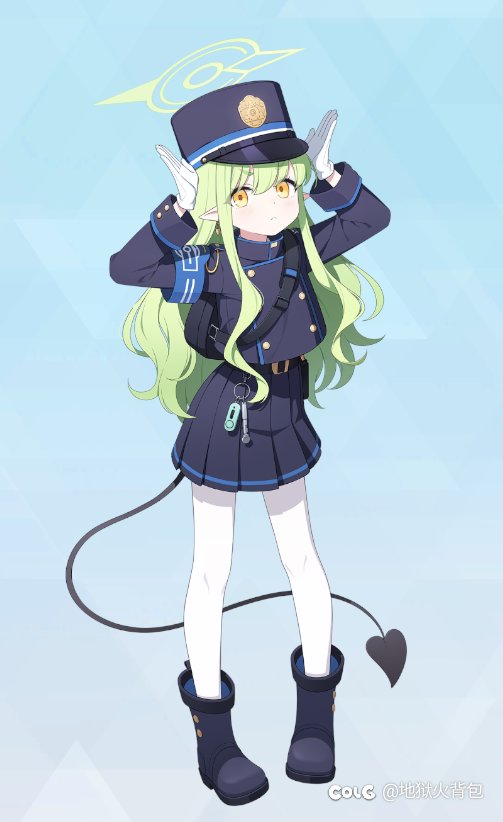 女法师cos时装 碧蓝档案 橘光2