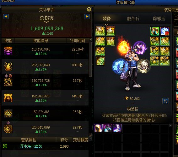 8.0模拟16亿，混沌套1