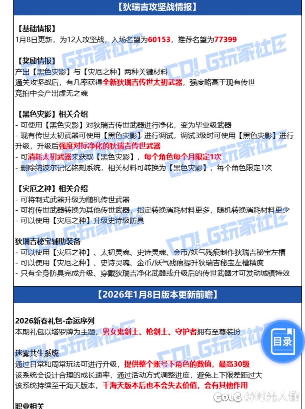 关于7.7狄瑞吉大家不要慌（不要忘记迷雾系统）1