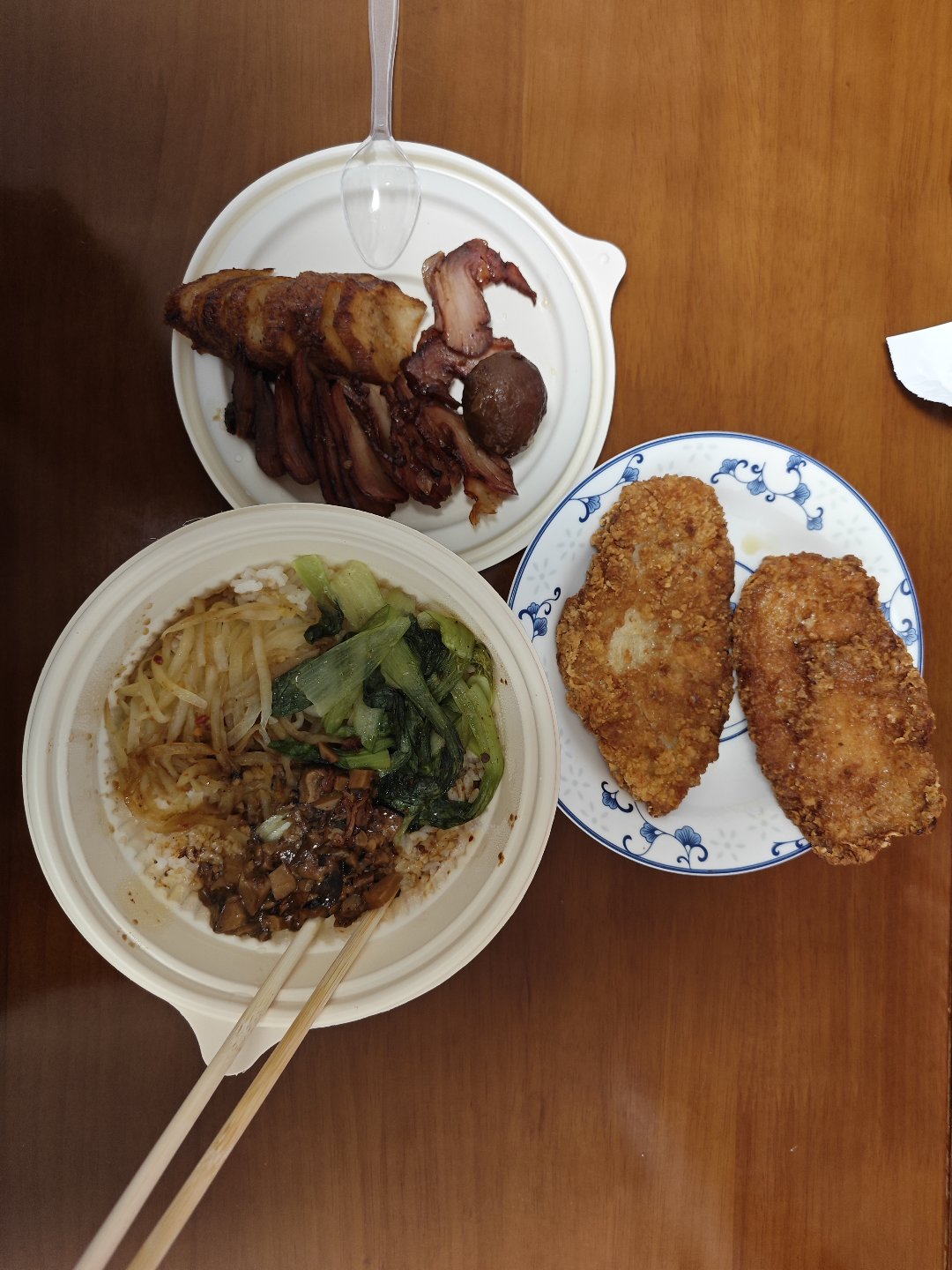 终于吃上晚饭了1