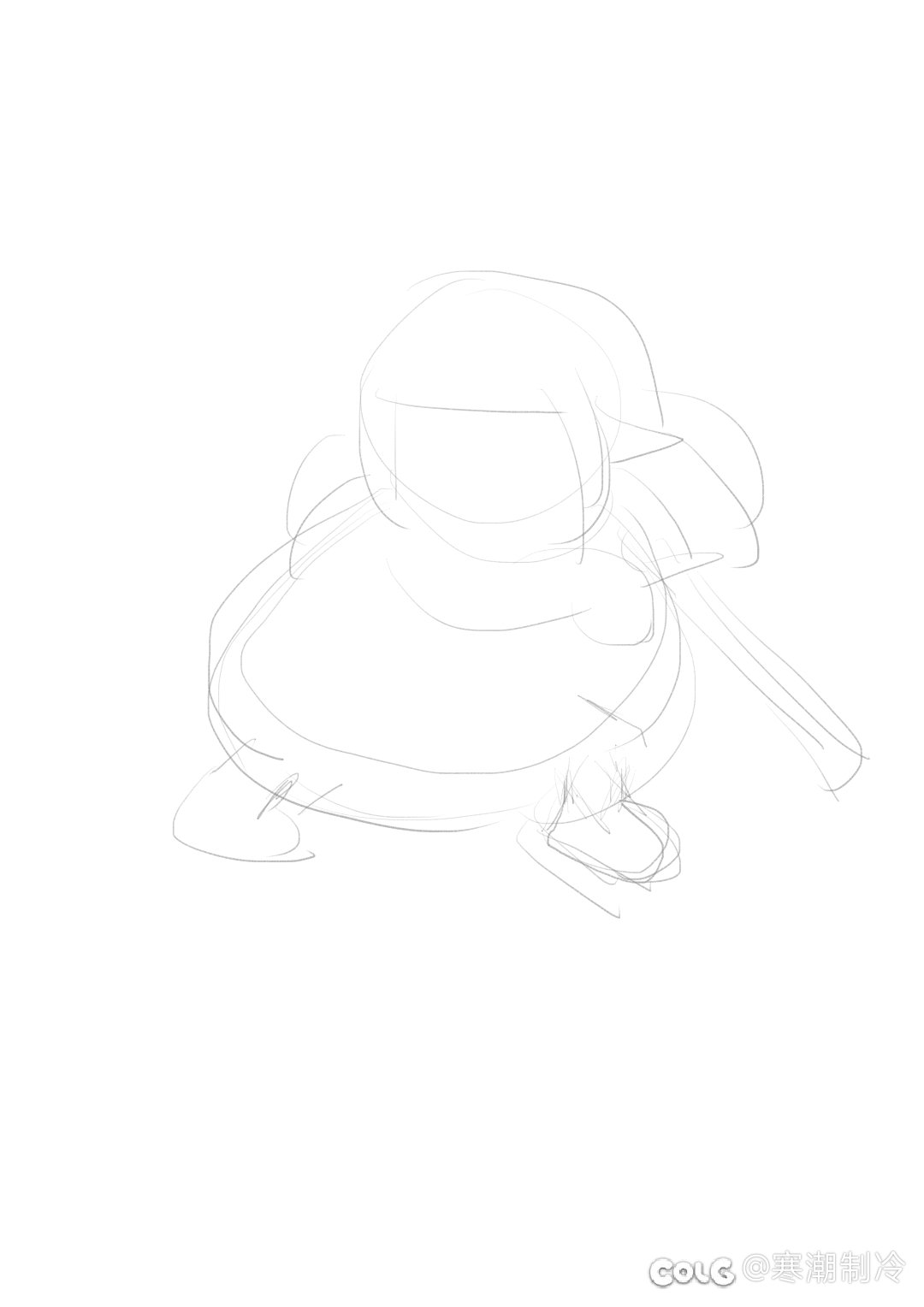 井盖:我已经参透了剑术，你输了（表情包绘制）2