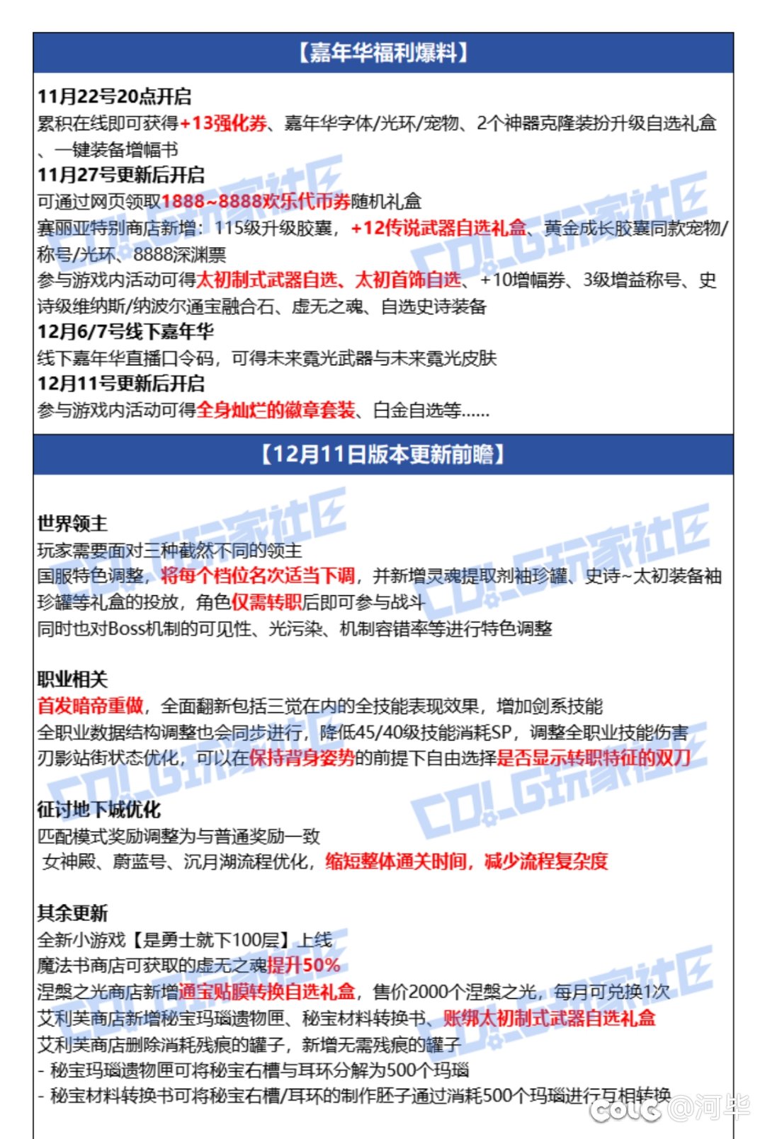 嘉年华的一些福利1