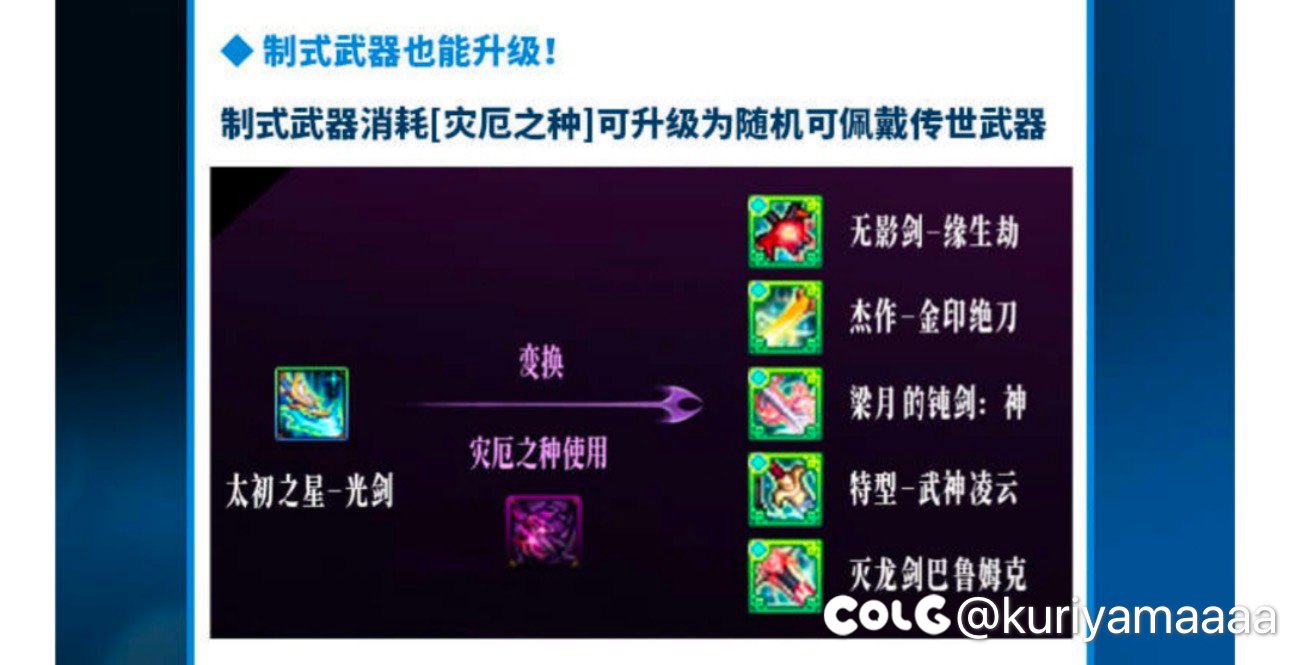 是不是其他职业制式也能升级本职业传世？1