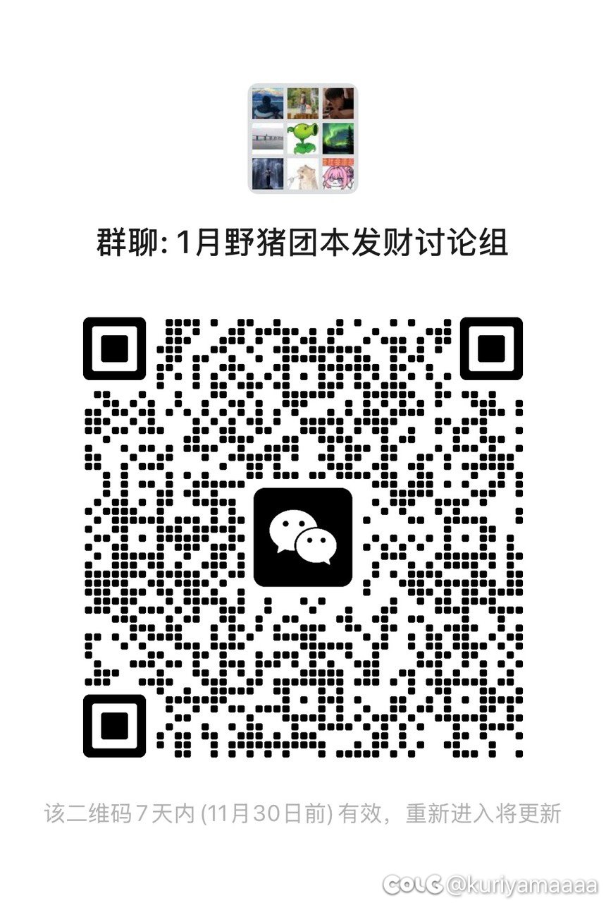 备战野猪，跨5打金小讨论组招新1