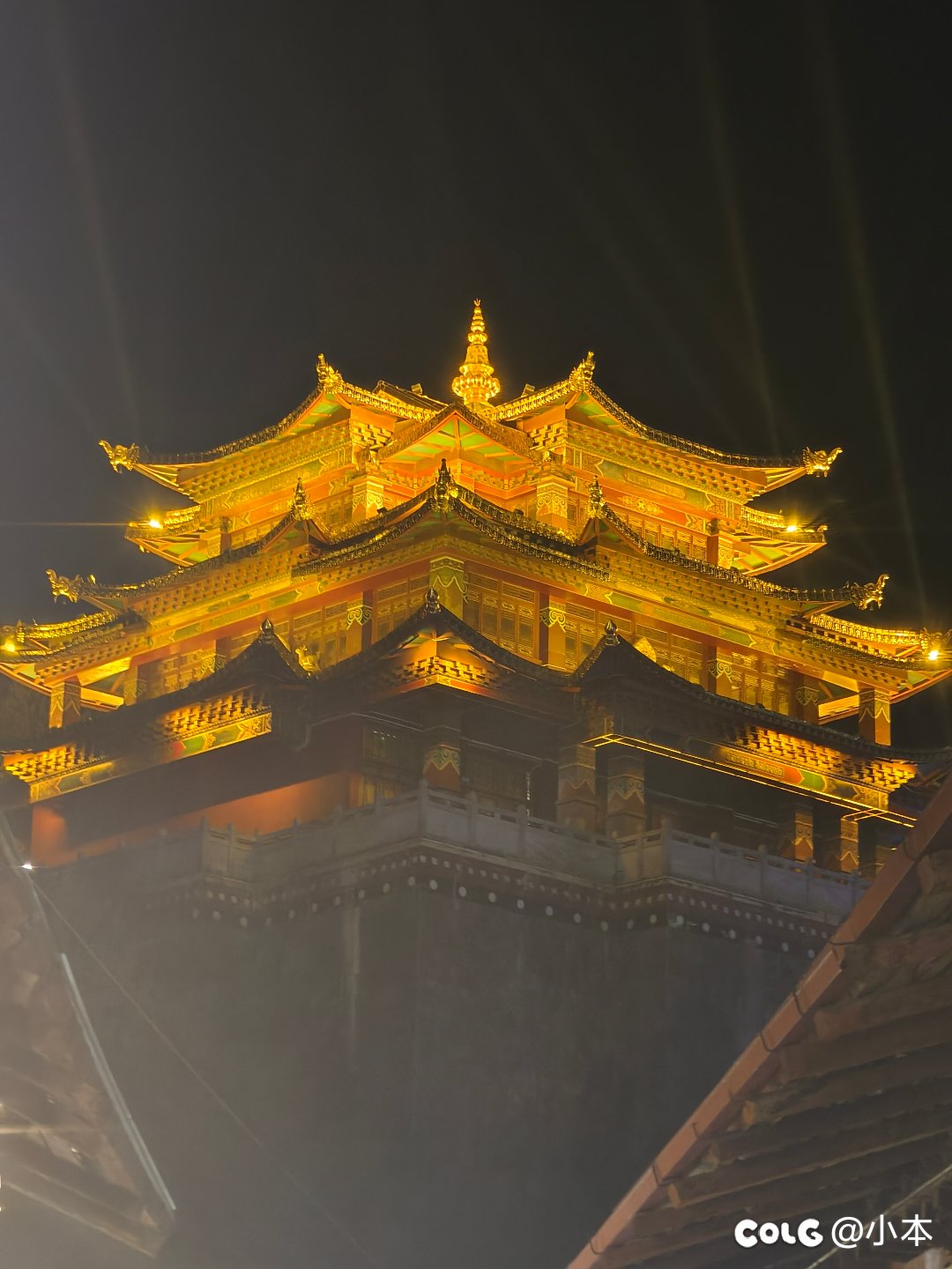 地下城与勇士天界夜景及西门和南门2