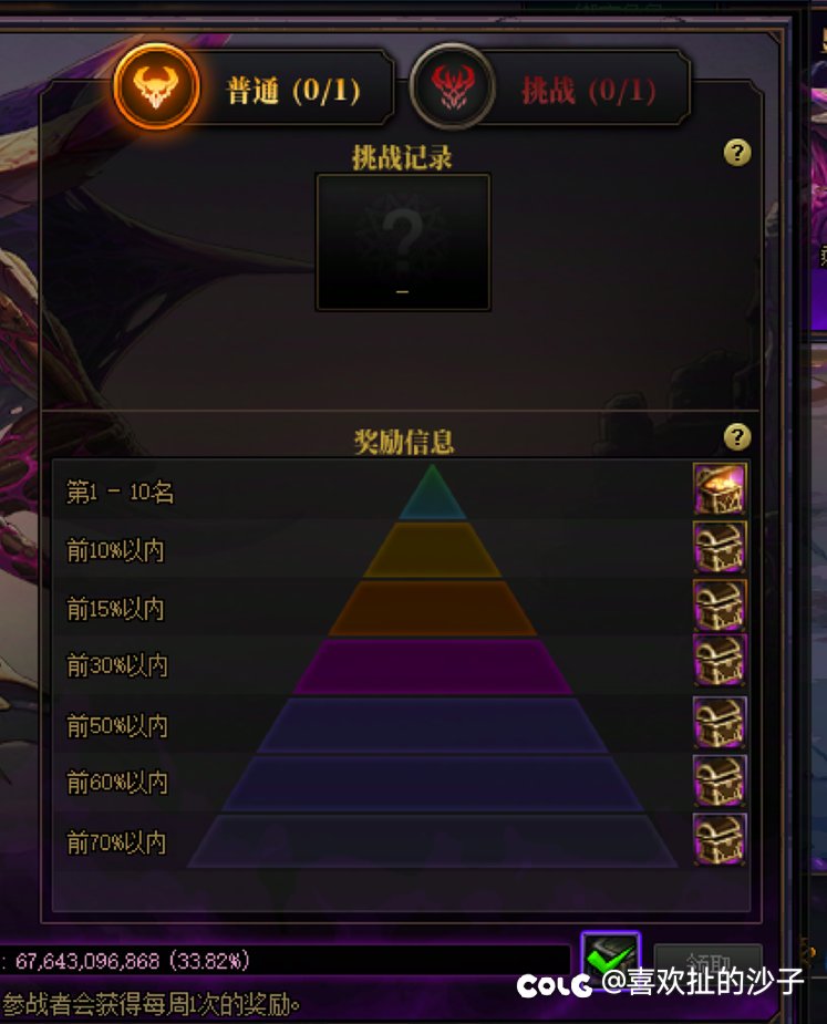 世界boss普通模式看不到排名3