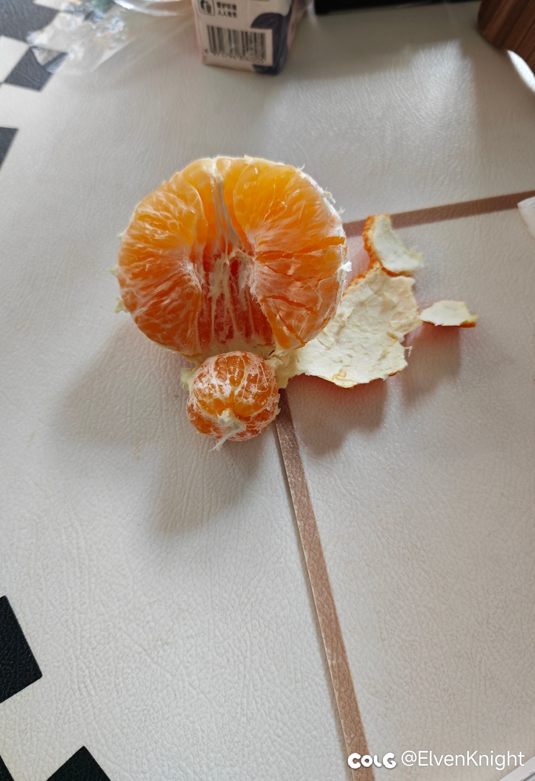 今天见到“橘中橘”了。1